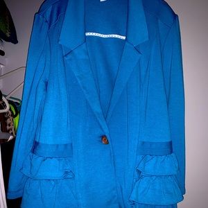 Beautiful blue blazer- super feminine!